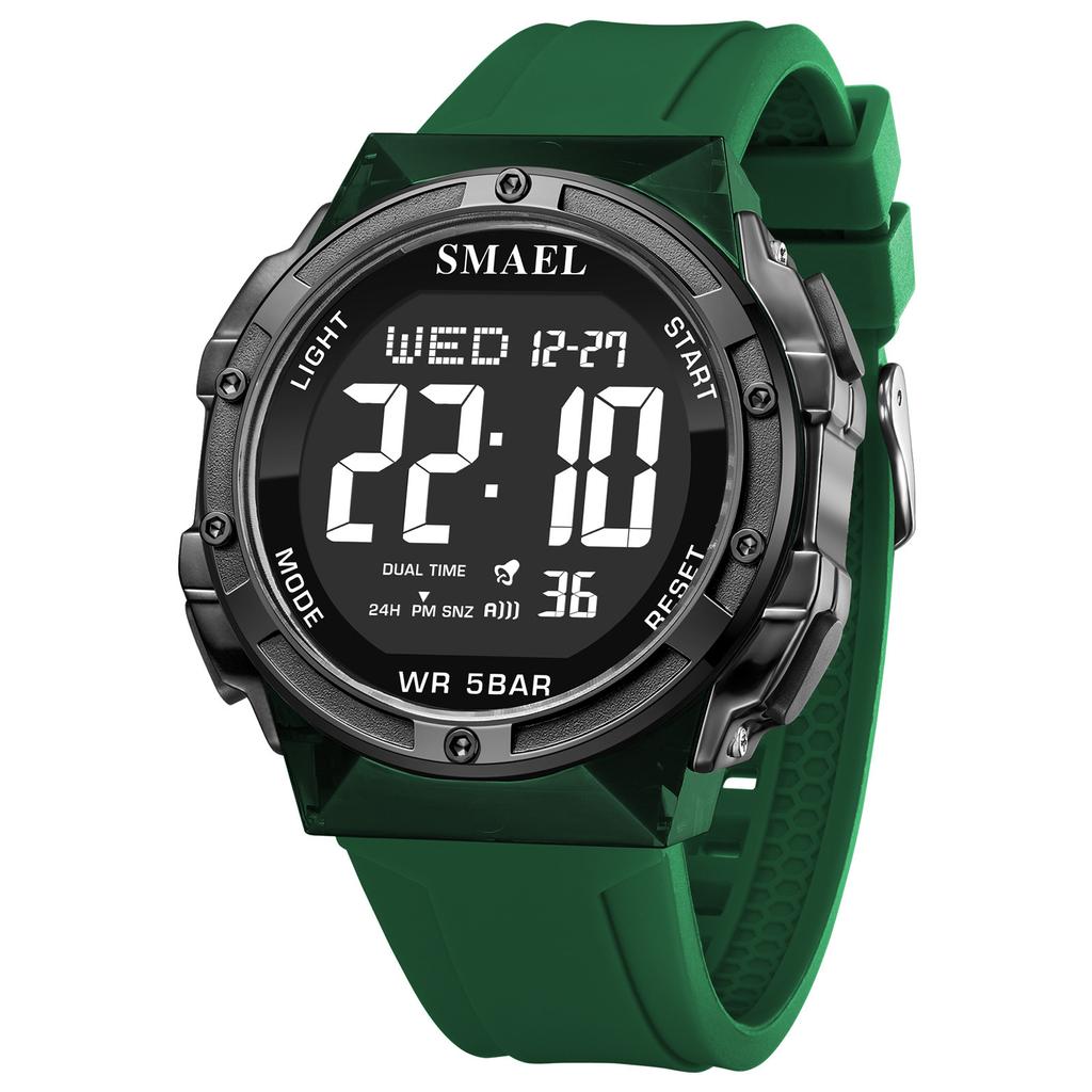 Digital Watches LED 50m Waterproof Sport Watch 8112 Alarm Clock Digital Watch Military Army Stopwatch Men's Wristwatches