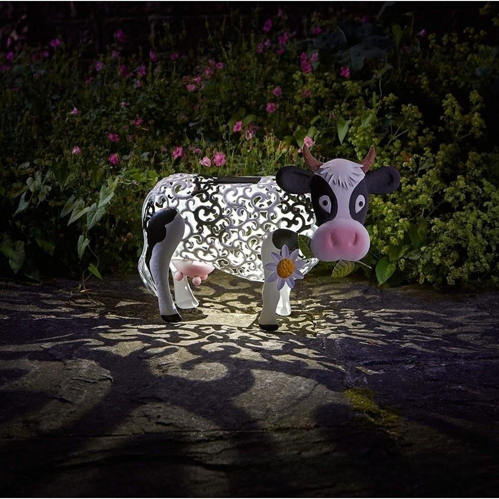Color Changing LED Garden Solar Lamp Garden Decor Landscaping Lights Daisy Cow Solar Light  Garden