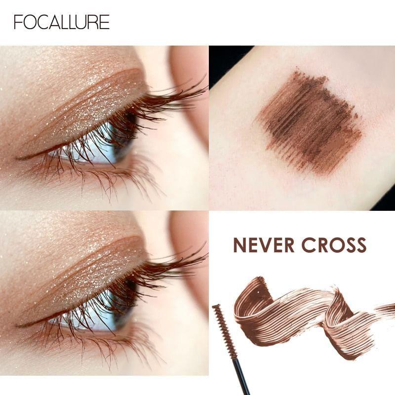 FOCALLURE - Longlash Waterproof Mascara 3mm Micro Brush- 2 Colors