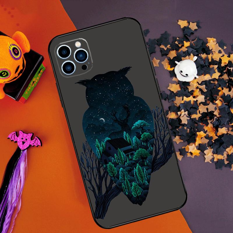 

Owl Watercolor Animal Bumper Case For iPhone 16 14 15 Pro Max 11 12 13 Pro Max Mini XR 16e 16 15 Plus Phone Cover iPhone 11 Pro