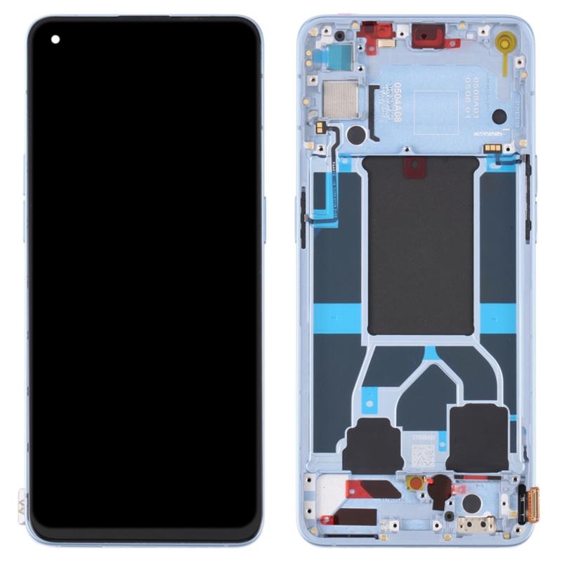 For Oppo Reno6 5G Grade C LCD Screen and Digitizer Assembly+Frame Part (TFT Technology) (without Logo)