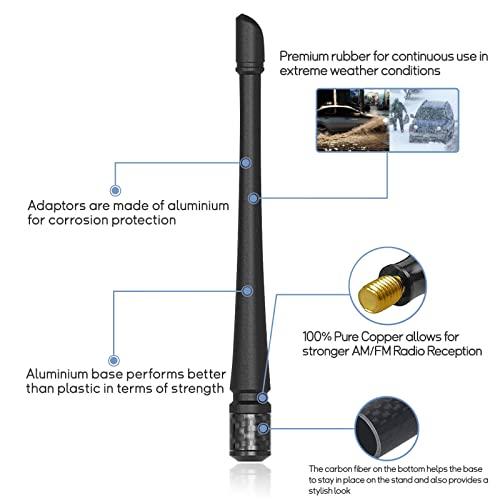 Fits the Wrangler's 13-inch car radio mast