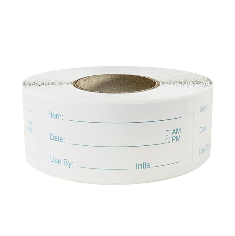 500pcs/roll Kitchen Sticker Refrigerator Freezer Food Storage Date Content Label