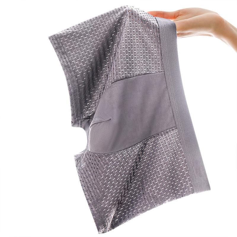 Men'S Panties Ice Silk Men'S Boxers Mesh Summer Boxers