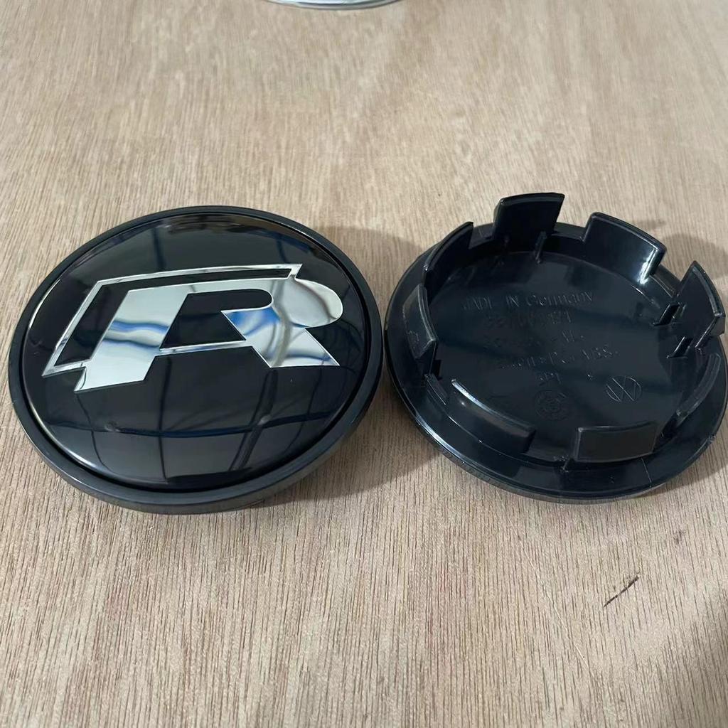 Volkswagen R GTI Radkappen-Emblem - Wolfsburg Mittelkappe für Magotan, Touran, Sagitar
