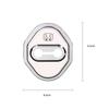 RJVK8 4Pcs TPU Door Lock Buckle Protective Cover Car Accessory For Honda Civic FIT CRV Accord Jazz HRV Prelude Insight Odyssey CRZ 5th