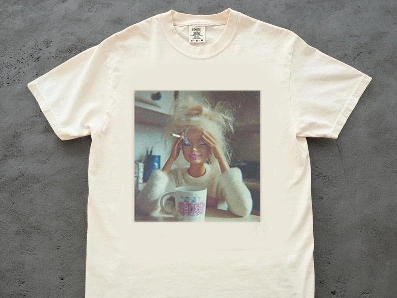 Funny Distressed Doll Face Meme Shirt Gift For Woman,Sarcastic Doll Face Shirt,V 3XL