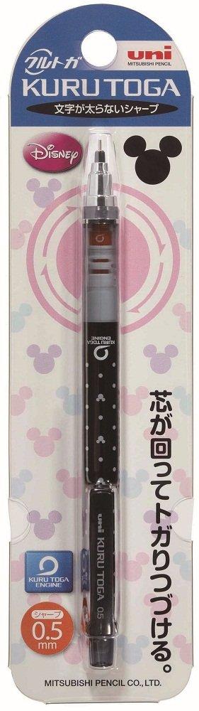 Mitsubishi Pencil Kurutoga Disney Mechanical Pencil, 0.5mm, Black, M5650DS1P.24