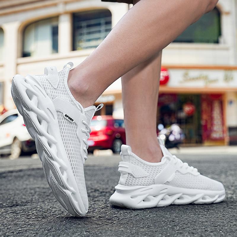 Scarpe da uomo estive traspiranti con superficie in rete di seta