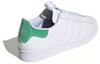 Adidas Originals Superstar Guangzhou Retro Low Top Casual Skate Shoes Unisex White Green FW2850