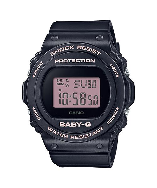 

Casio Men s Resin 200M Water Resistant Shock Resistant Alarm Quartz Watch BGD-570-1B чёрный