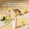 2 Play Mode Cat Teaser Toy 360 Rotation Self-Play Cat Toy Durable Electric Cat Rod  Home Furniture