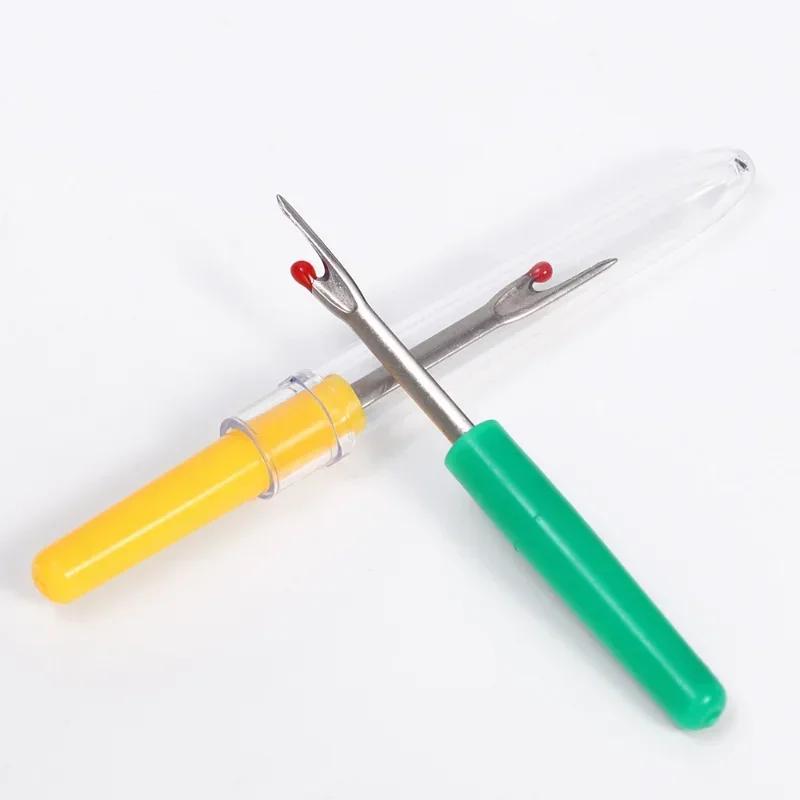 1/10pcs Sewing Thread Remover Seam Ripper Stitch Unpicker Sewing Tools Thread Cutter Plastic Handle Craft Tool Sewing Accessory