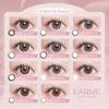 Color Lenses LARME MELTY SERIES (1 Box 10 Pieces) Prescription 0.00 Star Filter