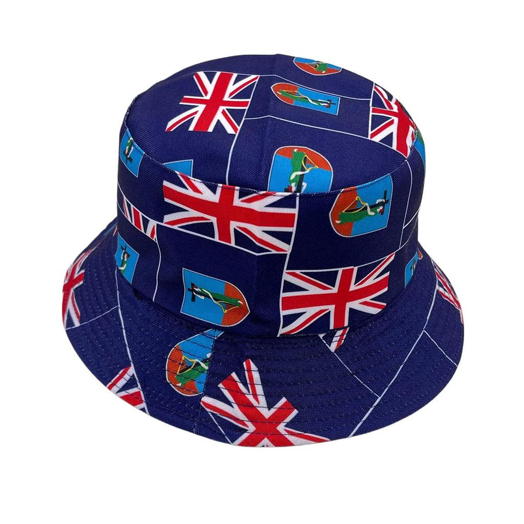 Bucket Hat Plus Size Patch Double-Sided Wear Polyacetic Fiber Thick Premium Gothic Running Custom National Flag Bucket Hat