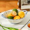 Cute Cartoon Ceramic Double Handle Bowl