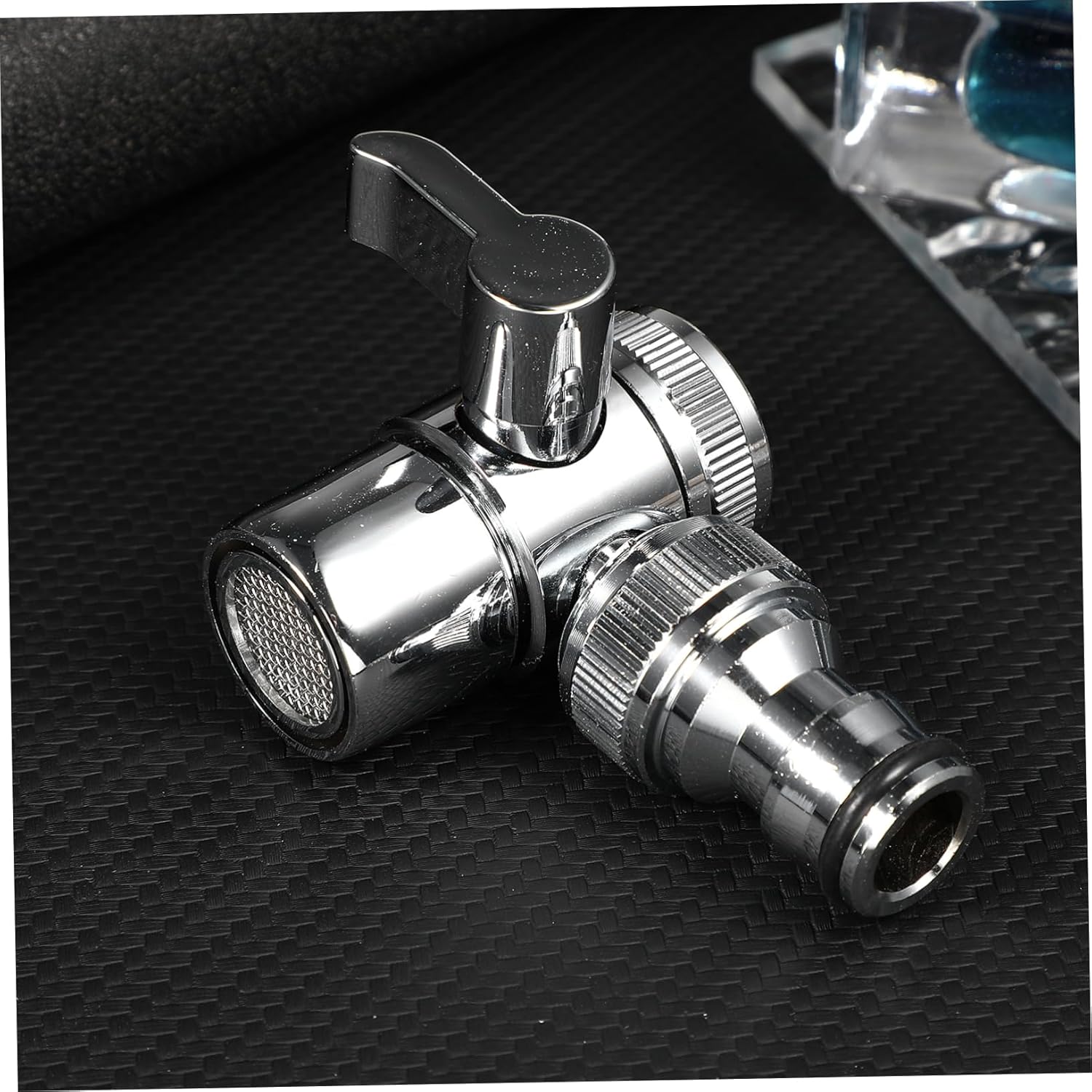 DOITOOL 2PCS Sink Faucet Diverter Valve With Aerator and Male Threaded Adapter,Faucet Adapter for Washing Machine Hose Attachment, Faucet Connector