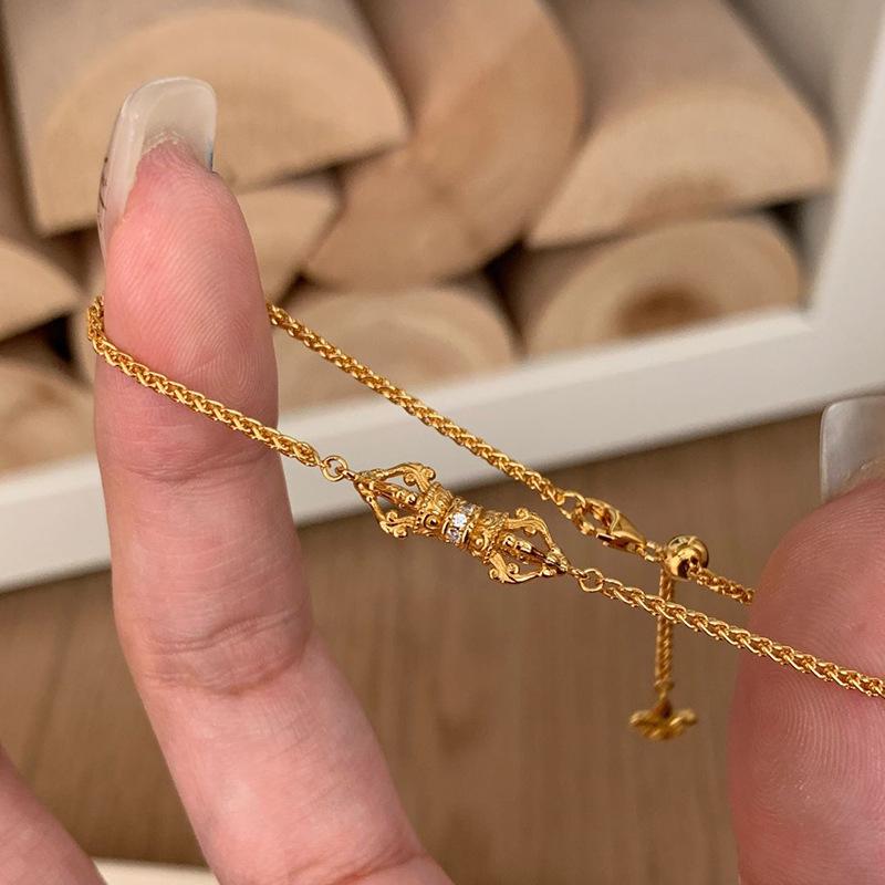 

Xiaohongshu Trendy Vajra Bracelet: Stylish, Versatile, Light Luxury Must-Have