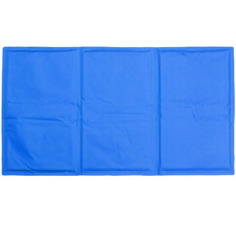 Pet Mat Gel Dog Cat Cooling Sleeping Pad Summer Pets Supplies Square Blue