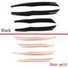 ABS Black Car Rose Gold Front Fog Lamp Frame Trim Exterior Decoration Accessories For Land Rover Range Rover Evoque L551 -20