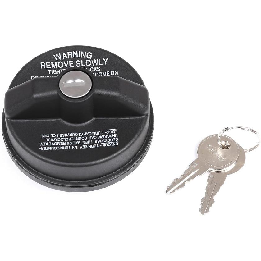 Aunginsy Fuel Tank Cap Replacement Anti-theft Lock Cap Compatible with Nissan Frontier 2021-2025 Car Door Fuel Tank Cover W/Lock Gas Cap Tank Trim