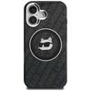 Karl Lagerfeld IML Choupette Head Logo MagSafe Case for iPhone 16 Black