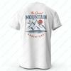 Herren Wandern Outdoor T-Shirt mit doppeltem Druckdesign Baumwoll-T-Shirts für Männer Frauen Unisex Erwachsene Sportbekleidung Bedruckte T-Shirt-Tops