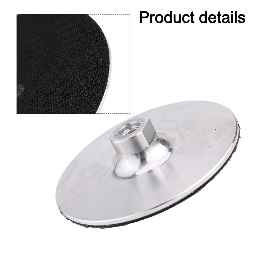 1 Aluminum Polishing Pad 125mm for Angle Grinder Backer with For M14 Thread Designed for Polisher and Pad Attachment