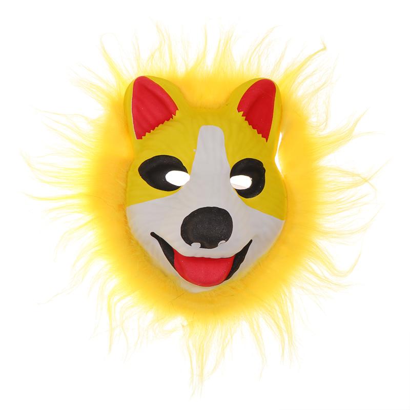 Simulering 3D Eva Djurmask Valp Leopard Schimpansmask Semesterfest Maskerad Cosplaymasker Kostymrekvisita Festtillbehör