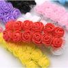 144Pcs Multicolor Foam Artificial Flower DIY Wreath Accessorie Foam Fake Flowers Mini Rose Artificial Flower Craft