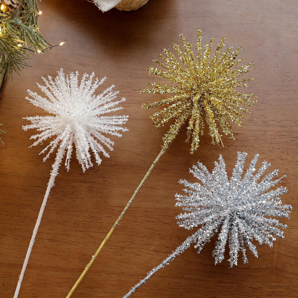 Décoration Sapin de Noël Ornements Suspendus Adhésifs Colorés Étoile Explosive 3D Pendentif Scintillant Noël Nouvel An Décoration Maison