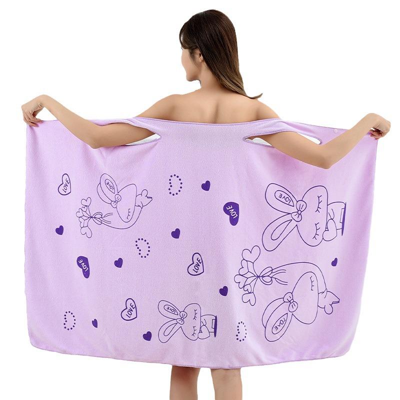 Hautfreundliches Tragbares Saugfähiges Badetuch - Polyester-Baumwollmischung