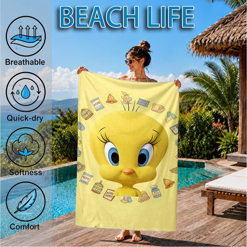 Taz-Mania Devil's Roar Beach Towel, Microfiber Beach Towel, Perfect For Pool, Beach, Travel, Home Decor Beach Party Fan Gifts