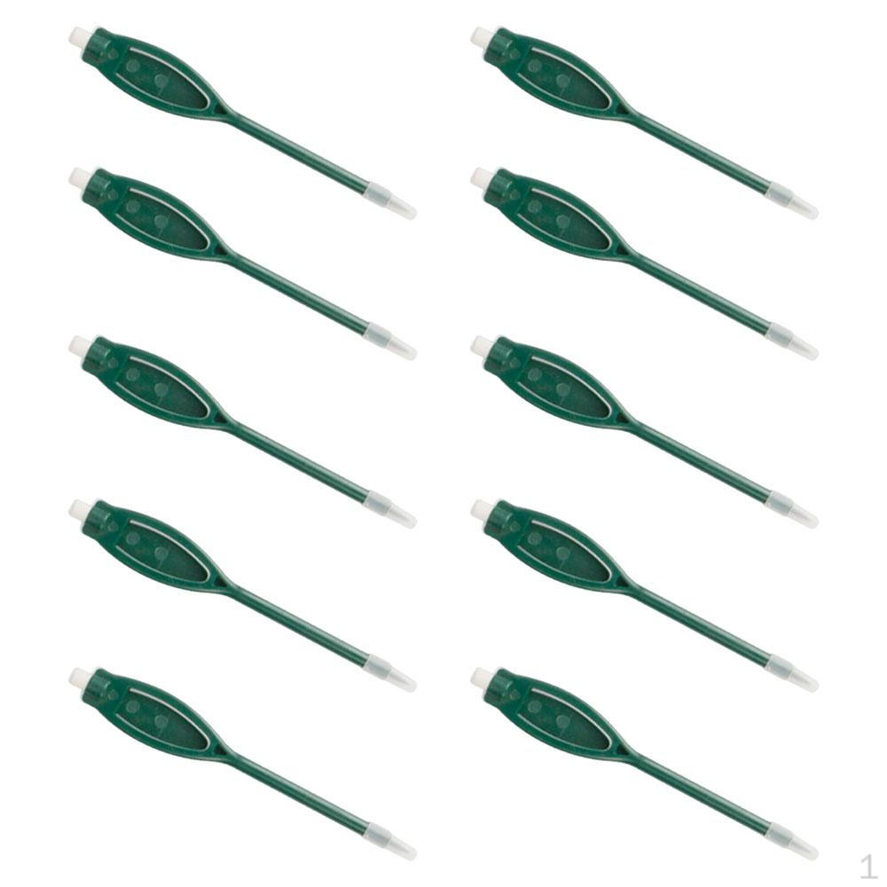 

10 Pieces Golf Pencils for Meetings Sport Games Gift Lover зелений