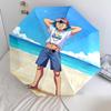 Vzor Pokémon, automatický skládací deštník, přenosný a skládací design, 8 žeber, vánoční nebo narozeninový dárek.