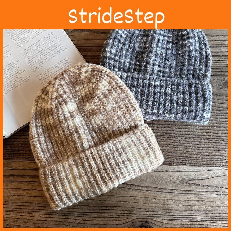 Women Fashion Colored Casual Thick Warm Knitted Hat For Winter Outings Use