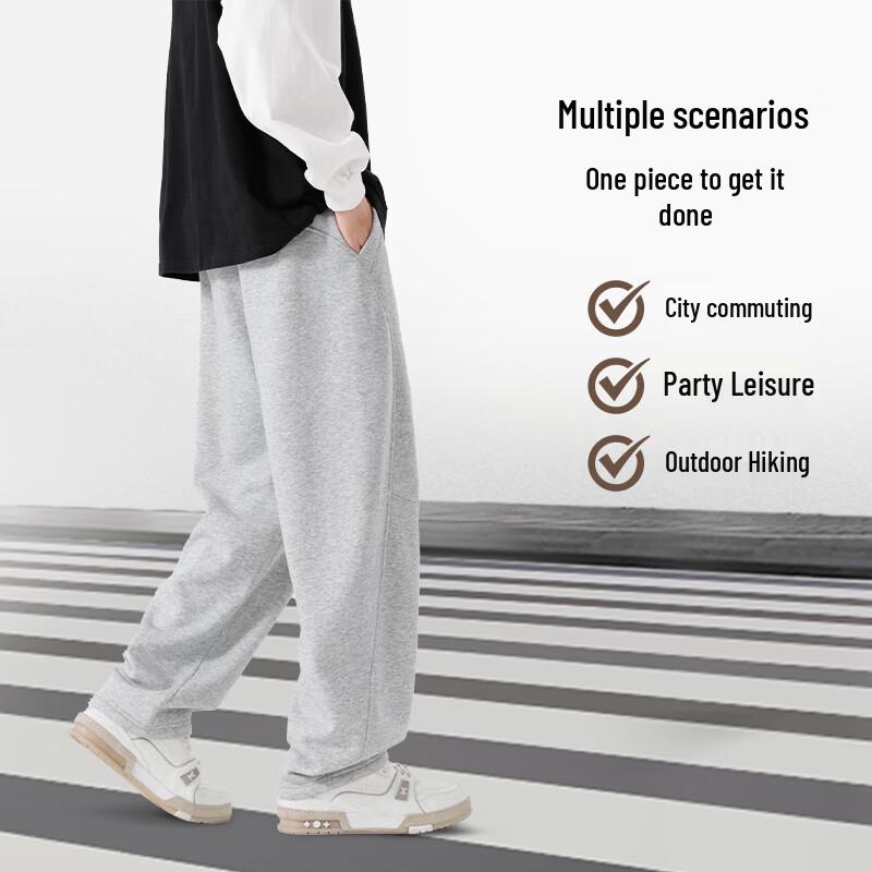 Jeanswest Men's Fleece Lined Straight-Leg Casual Pants