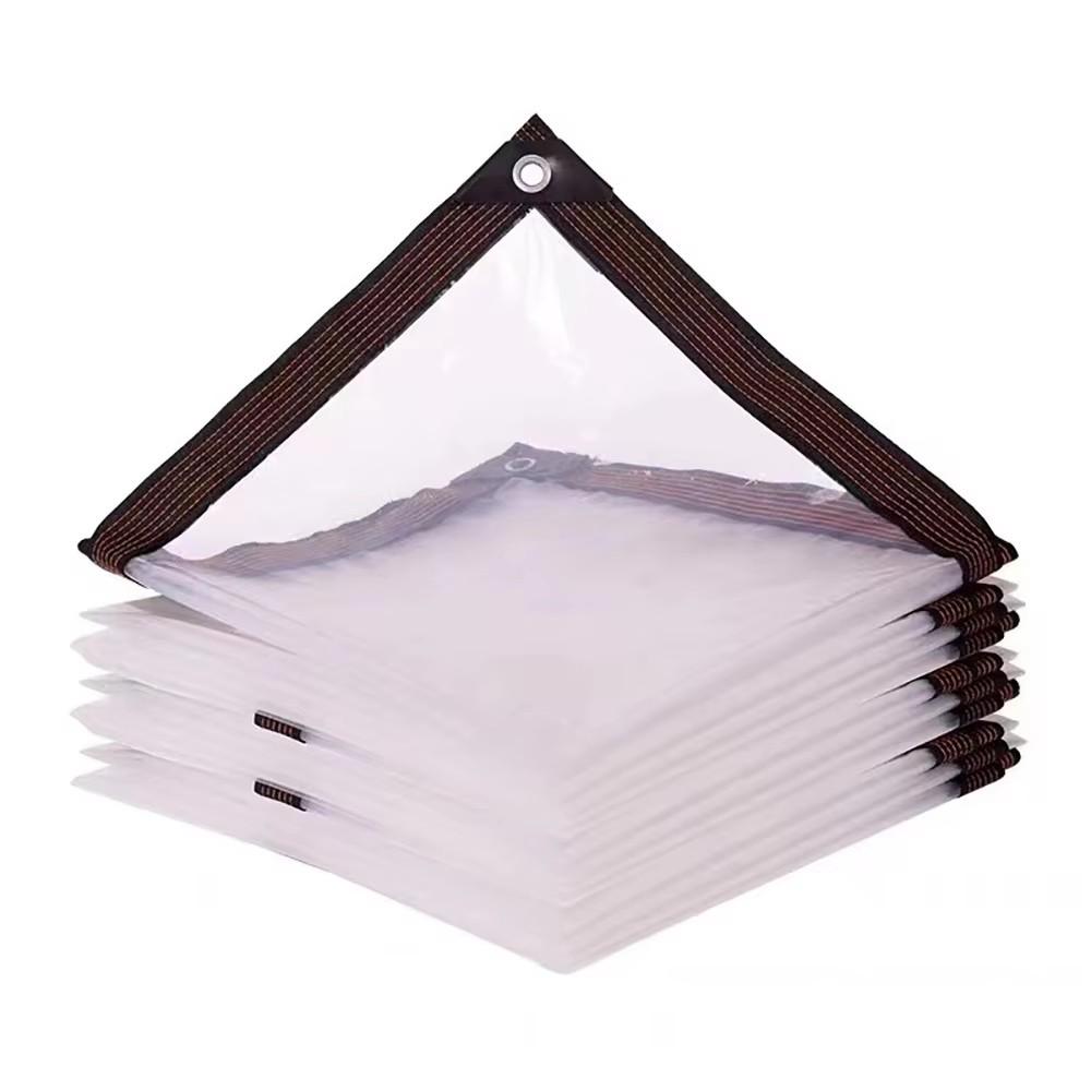 1pcs Transparent Rainproof Cloth Flower Breeding Insulation Plastic Cloth Balcony Rainproof Transparent Tarpaulin прозрачный