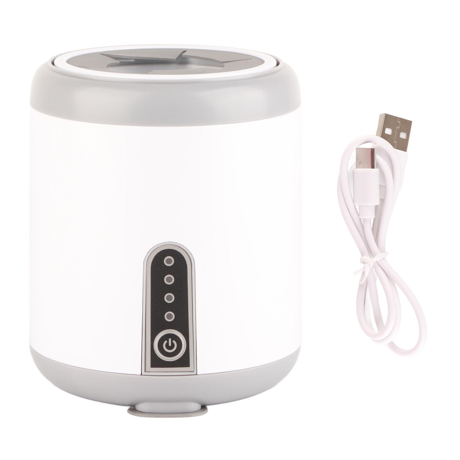 

Шейкер для бутылочек с молоком для младенцев, зарядка через USB, автоматический интеллектуальный электрический шейкер для бутылочек для младенцев для дома L(for 6.5-9kg) белый