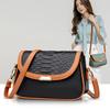 Women's Bag New Crocodile Pattern Embossed Fashion Splicing Women's Oblique Span Small Square Bag Mobile Phone Bag Generation
