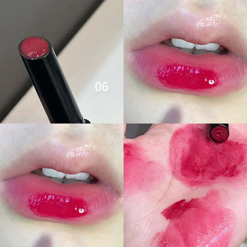 Mirror Jelly Lipstick Lasting Moisturising 6 Colors Water-light Lip Gloss Waterproof Pink Lip Tint Korean Makeup Women Cosmetics