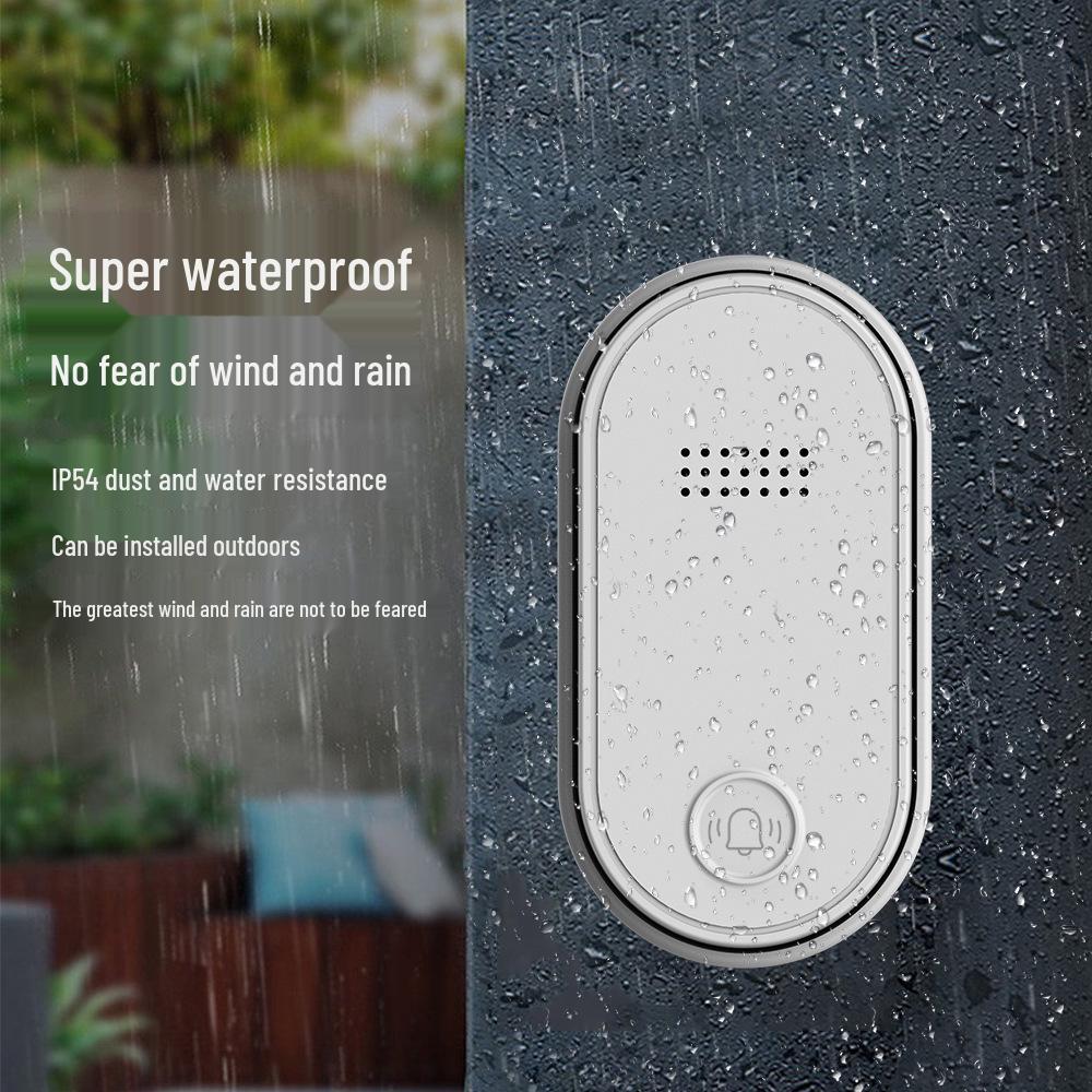 Battery-Free Wireless Waterproof Electronic Doorbell for Elderly