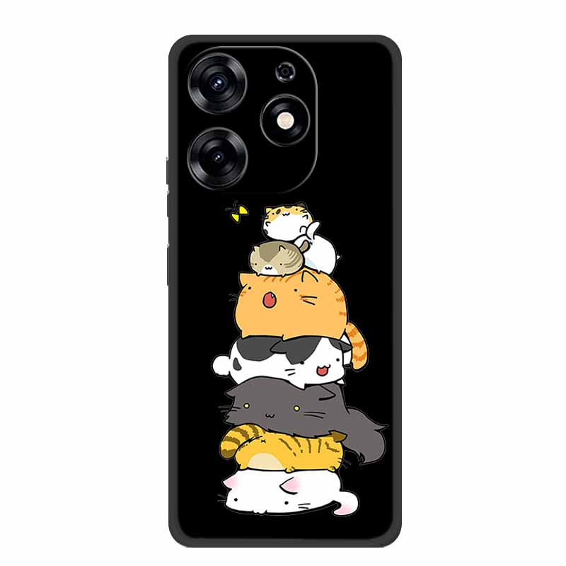 Phone Case For Blackview Shark 9 Case Black Silicone Soft Coque Funda For Blackview Shark 9 Back Cover Case Shark9 6.67" Shell