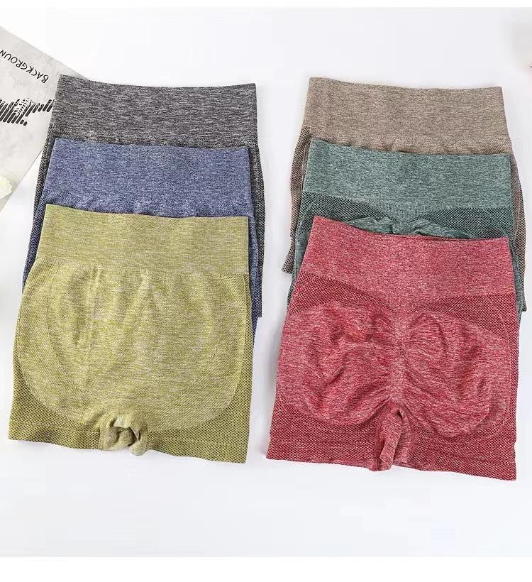 Women s High Waist Tummy Control Quick-Dry Yoga Shorts One Size (80-135) хаки
