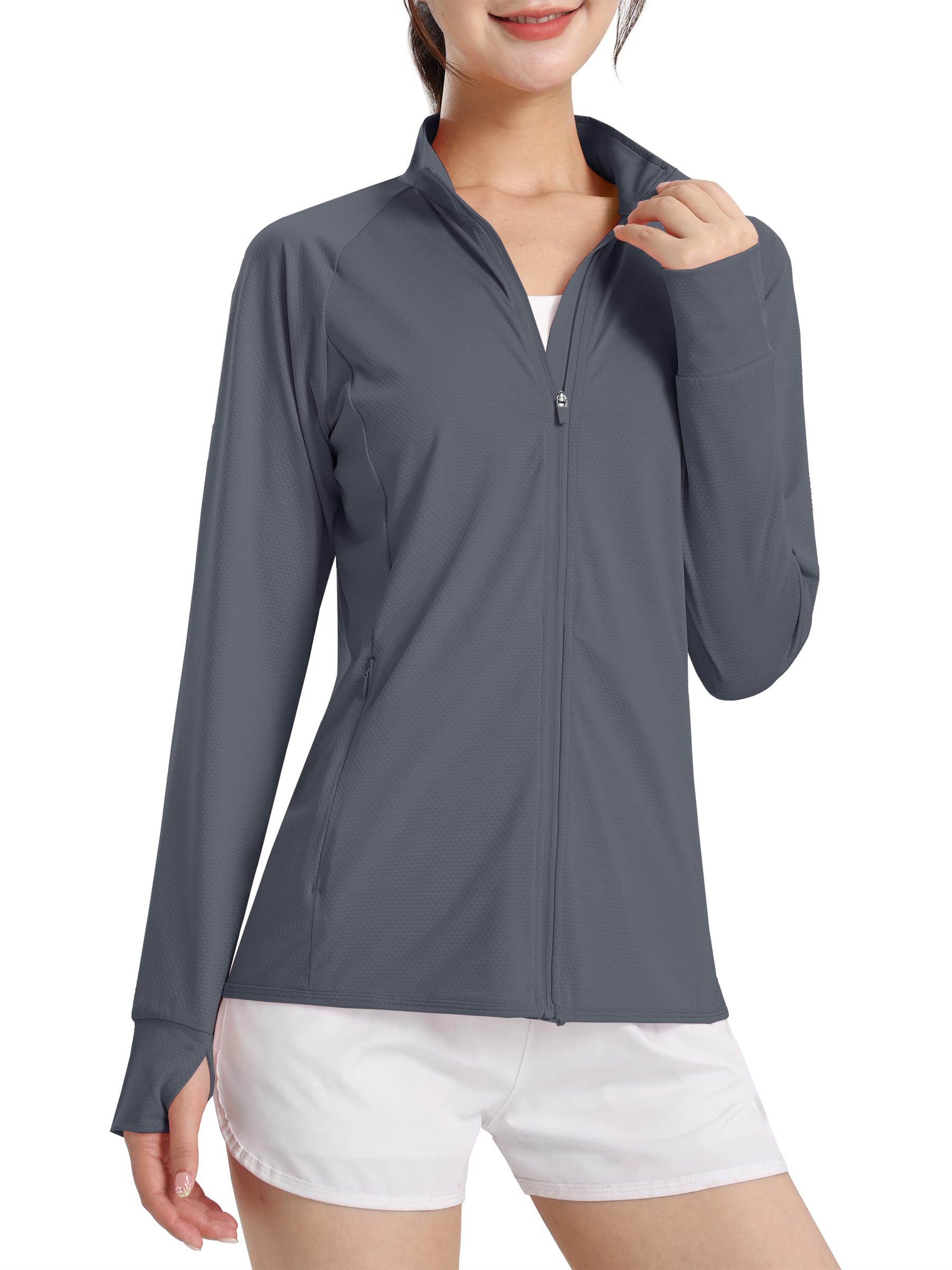 

TACVASEN Sports Рашгард с длинным рукавом от солнца Идеально для темного размера L Женская футболка, Защита, Дышащая, Влагоотводящая, Быстросохнущая, Защита, Туризм,