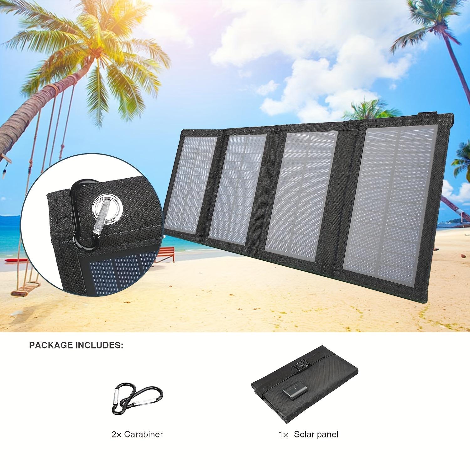 

25 Вт USB Солнечная панель, Складная и Портативная Поликристаллическая Кремниевая Солнечная Ячейка Зарядное устройство для улицы