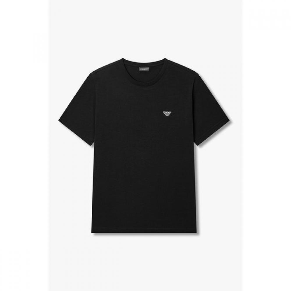 Emporio Armani Men Logo PaTch CoTTon Beachwear T shirT 0816134048 L(105)