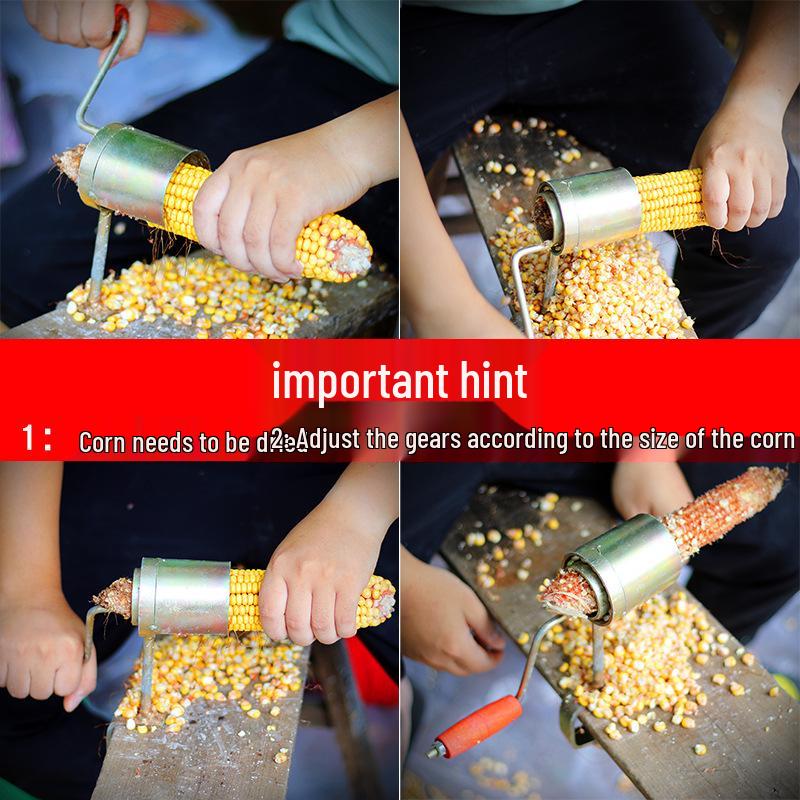 Ruční malá loupací a mláticí mašina na kukuřičná zrna pro domácí použití