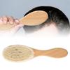 Soft Oil Head Brush Wooden Handle Hair Styling Brush Scalp Grooming Goat Hair Brush  Home Use