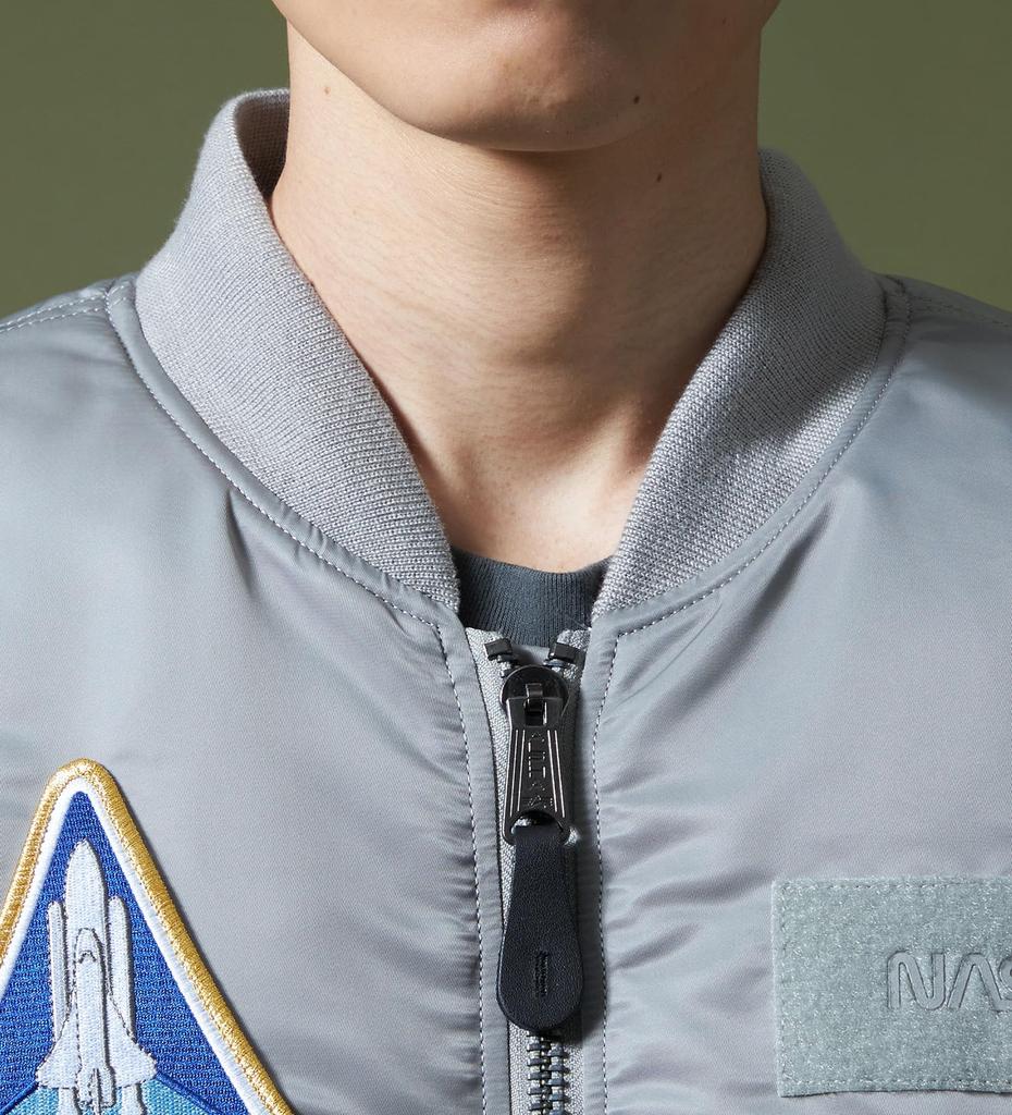 Alpha Industries NASA GEN2 US Spec New Silver Men's MA-1 TA0526-069